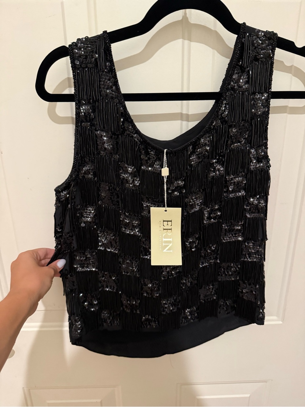 Erin Featherstone NWT sequin tank top